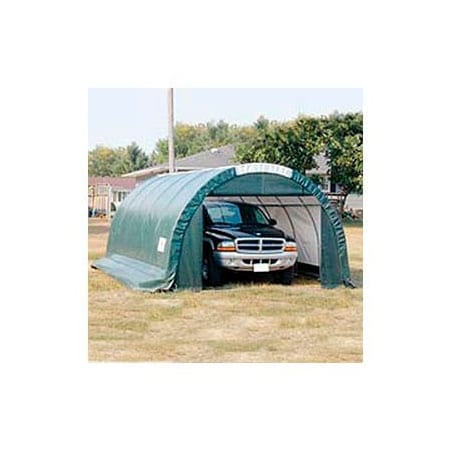 Clearspan SolarGuard Storage Building - 12'W x 10'H x 24'L Round Style Tan PB01010R4T